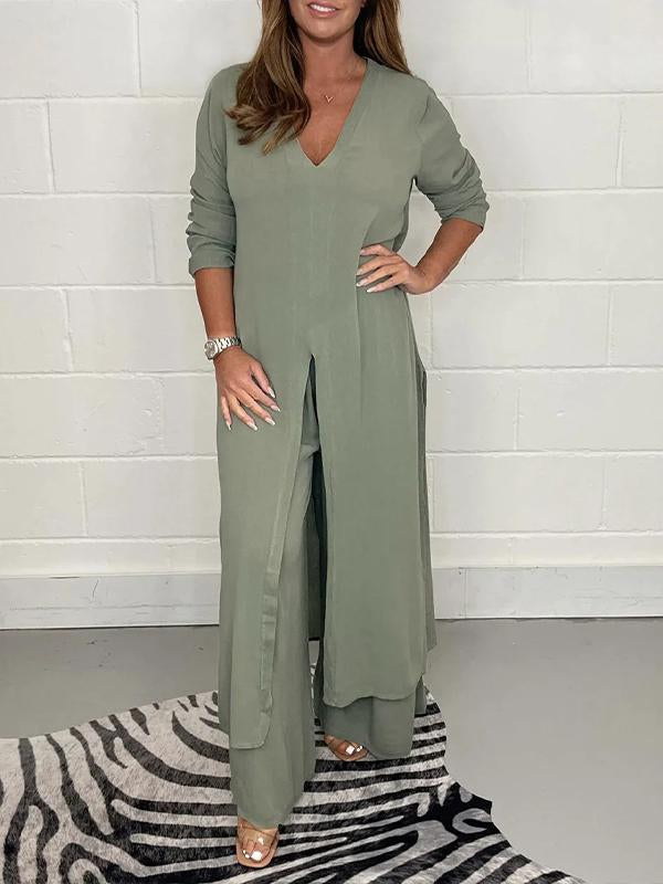 Mathilde - Women's Long Pieced Set