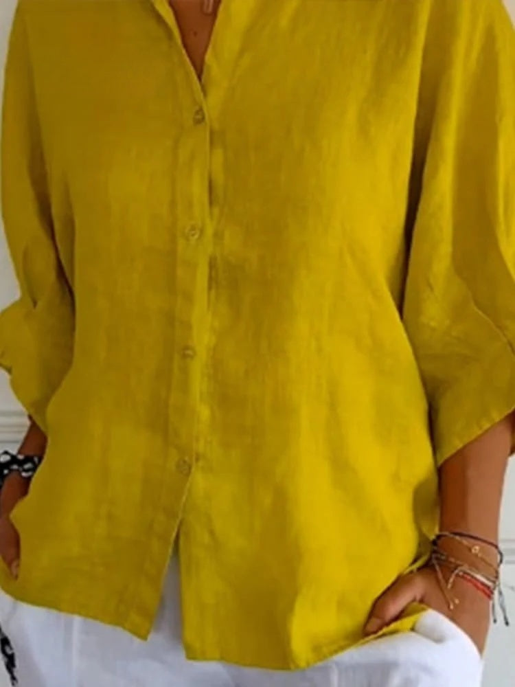 Zora - Women's Cotton Linen Top
