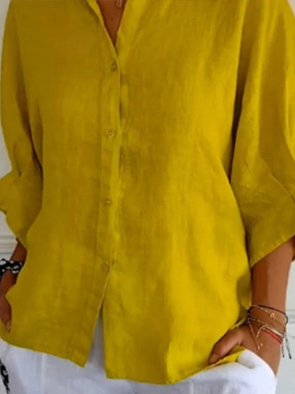 Zora - Women's Cotton Linen Top