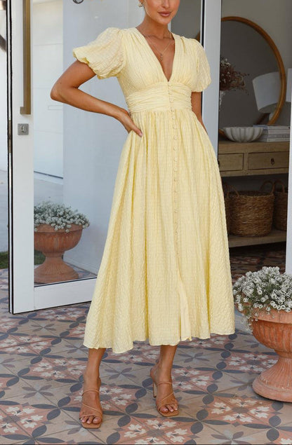 Petra - Women's Button-Front Midi Dress - photo 4
