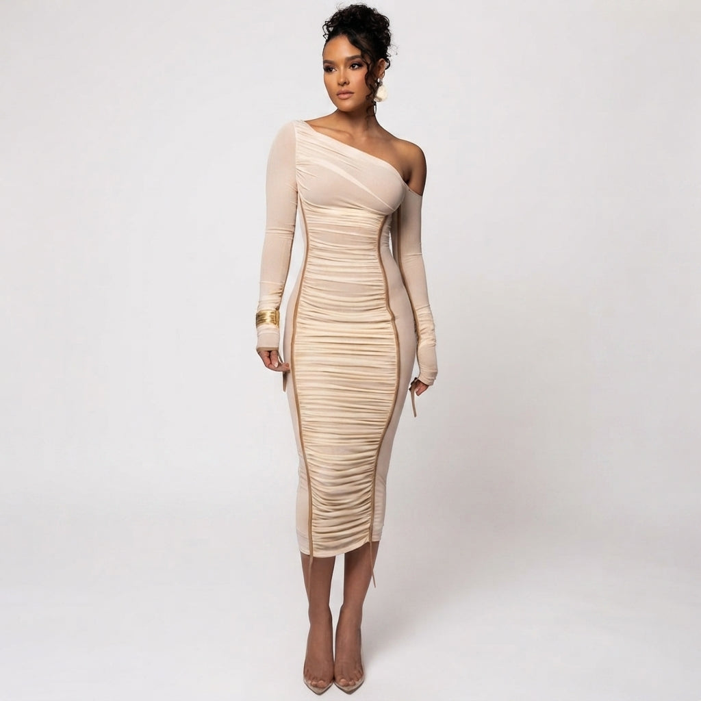 Wilhelmine - Women's Ruching Dress - photo 13
