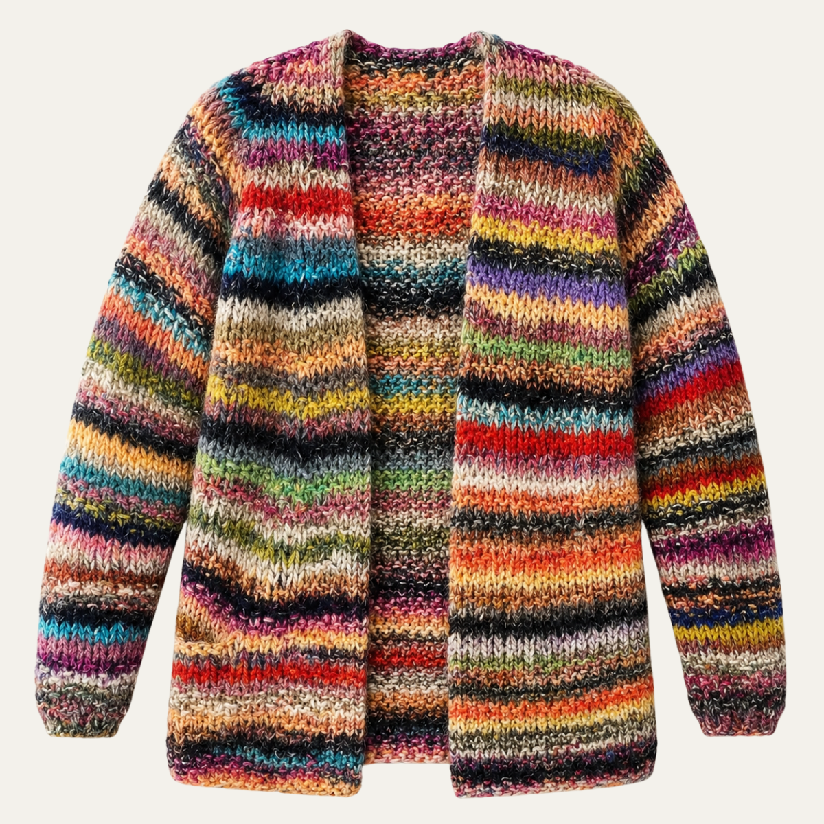 Dagny - Women's Knit Stripe Sweater - photo 3