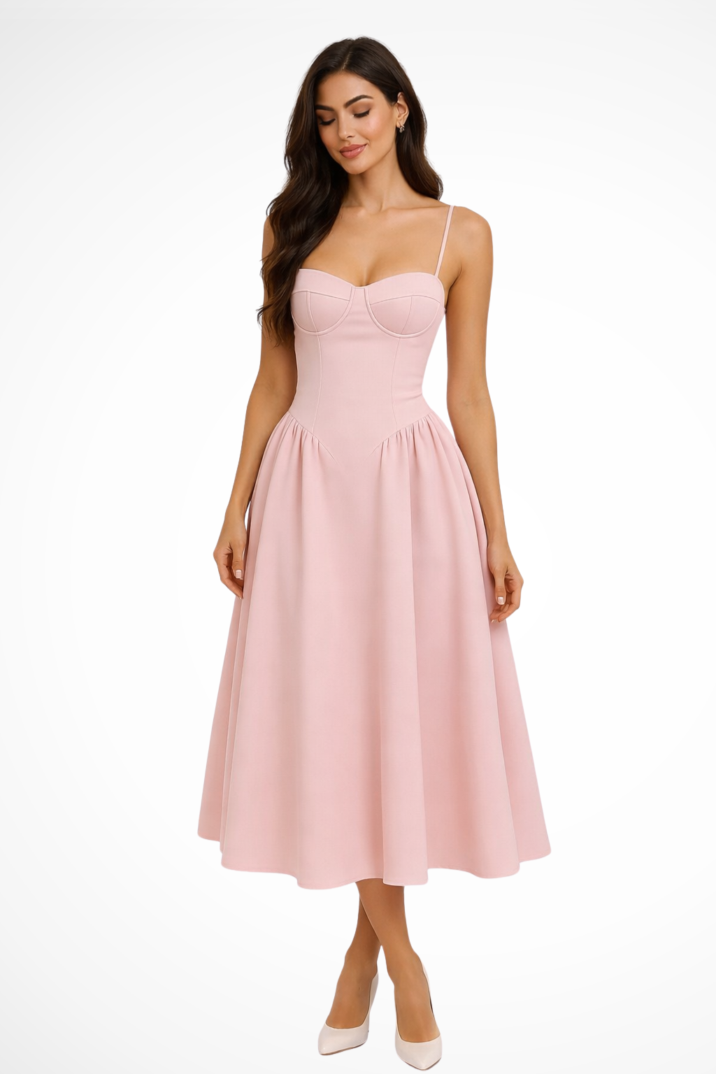 Delphine - Women's Corset Bodice Dress - photo 1