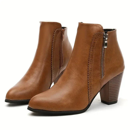 Clarisse - Women's Ankle Scalloped Shoes - photo 6