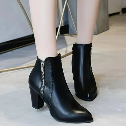 Clarisse - Women's Ankle Scalloped Shoes - photo 7