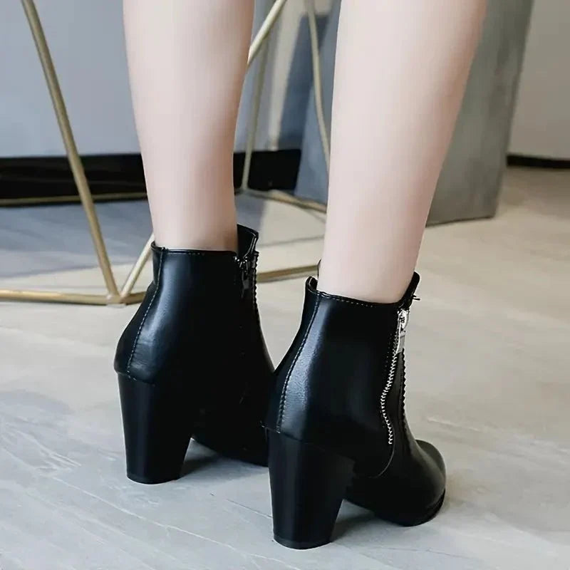 Clarisse - Women's Ankle Scalloped Shoes - photo 8
