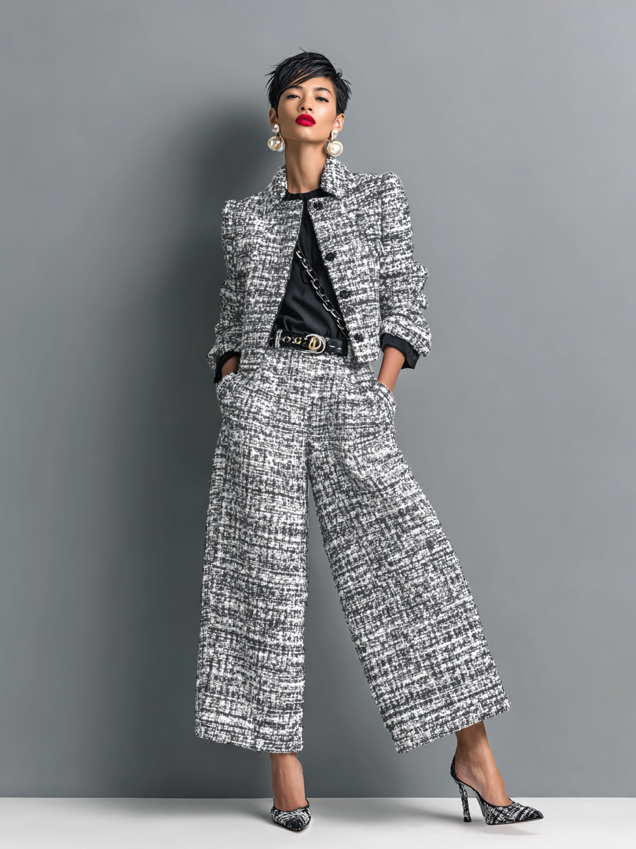 Zara - Women's Fitted Two-Piece Set - photo 2