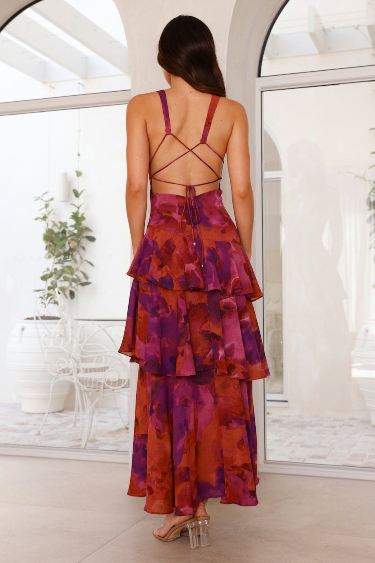 Estelle - Women's Abstract Tiered Dress - photo 11