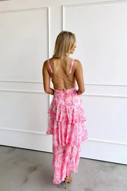 Estelle - Women's Abstract Tiered Dress - photo 13