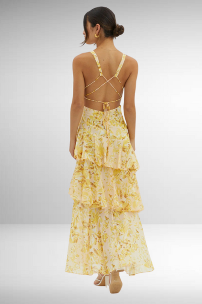Estelle - Women's Abstract Tiered Dress - photo 16