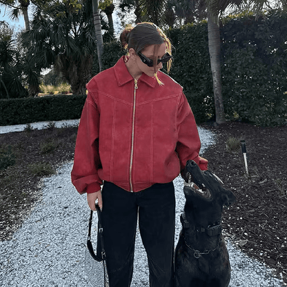 Ylva - Women's Relaxed Biker Jacket - photo 6