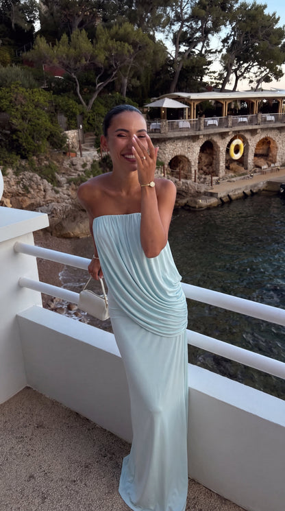 Lorelei - Women's Strapless Maxi Dress - photo 3