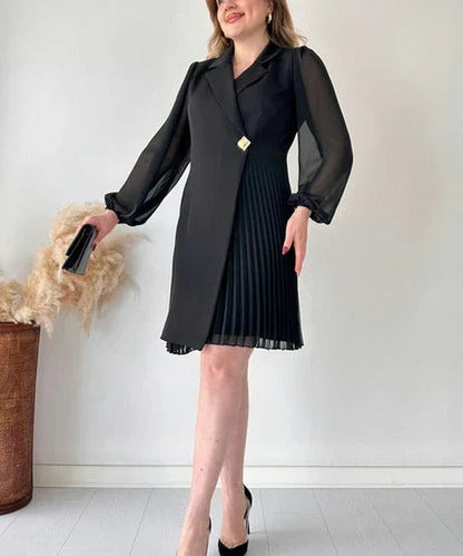 Lauren - Women's Pleated Mini Dress - photo 2