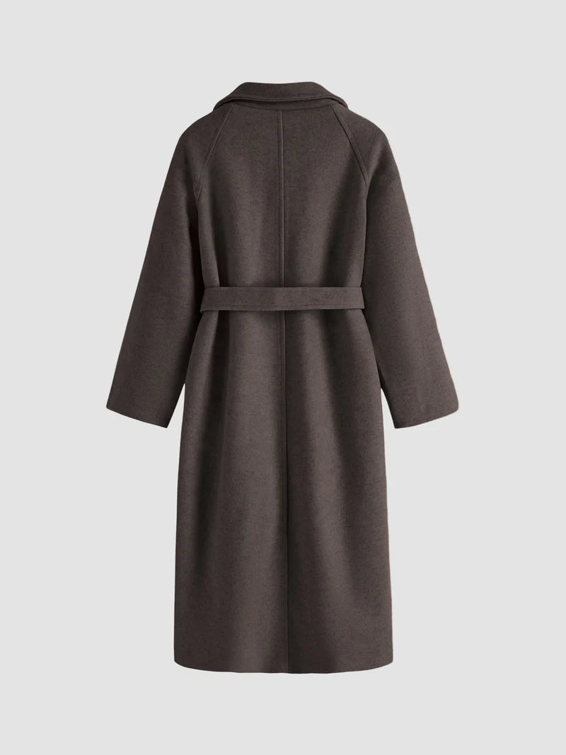 Rosalie - Women's Belted Longline Coat - photo 4