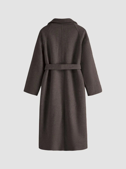 Rosalie - Women's Belted Longline Coat - photo 4