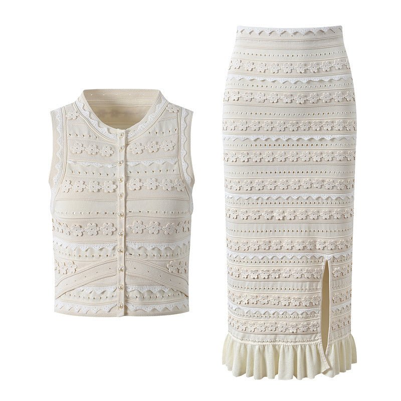 Oriane - Women's Two-Piece Knit Set - photo 2