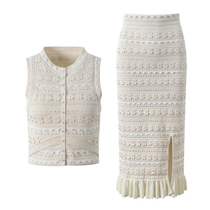 Oriane - Women's Two-Piece Knit Set - photo 2