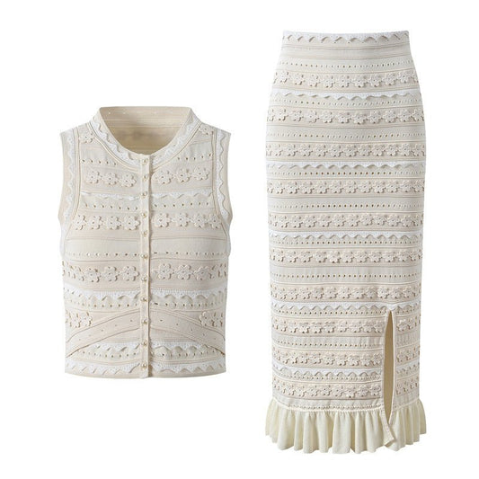 Oriane - Women's Two-Piece Knit Set - photo 2