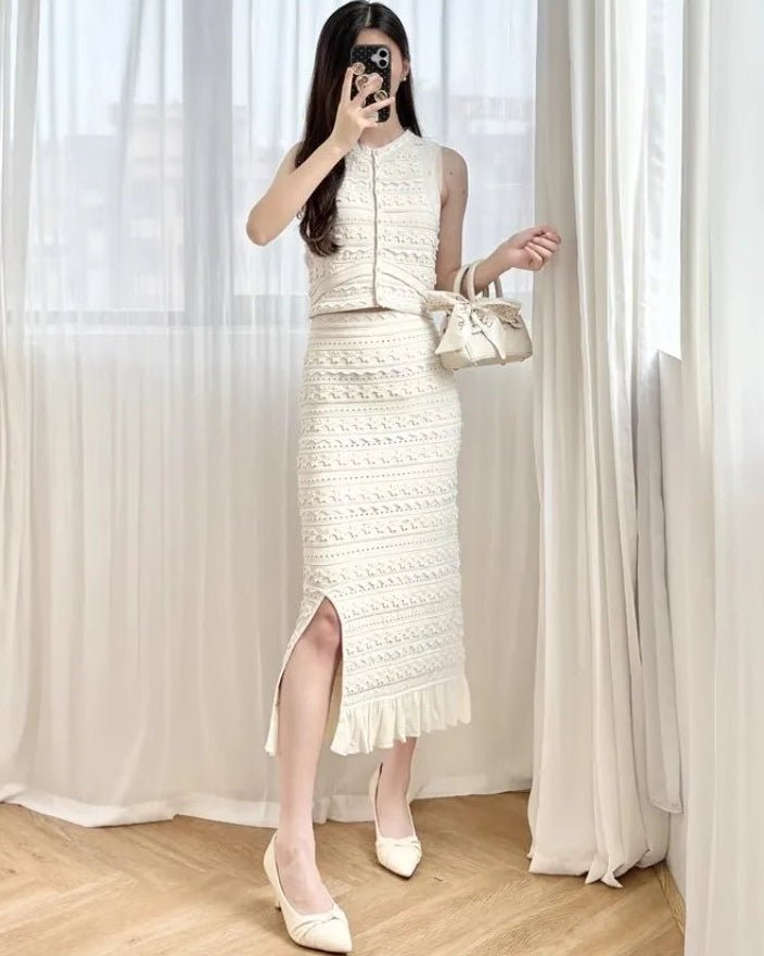 Oriane - Women's Two-Piece Knit Set - photo 4