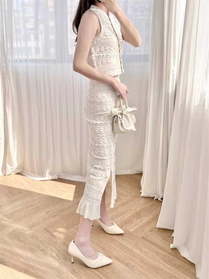 Oriane - Women's Two-Piece Knit Set - photo 5