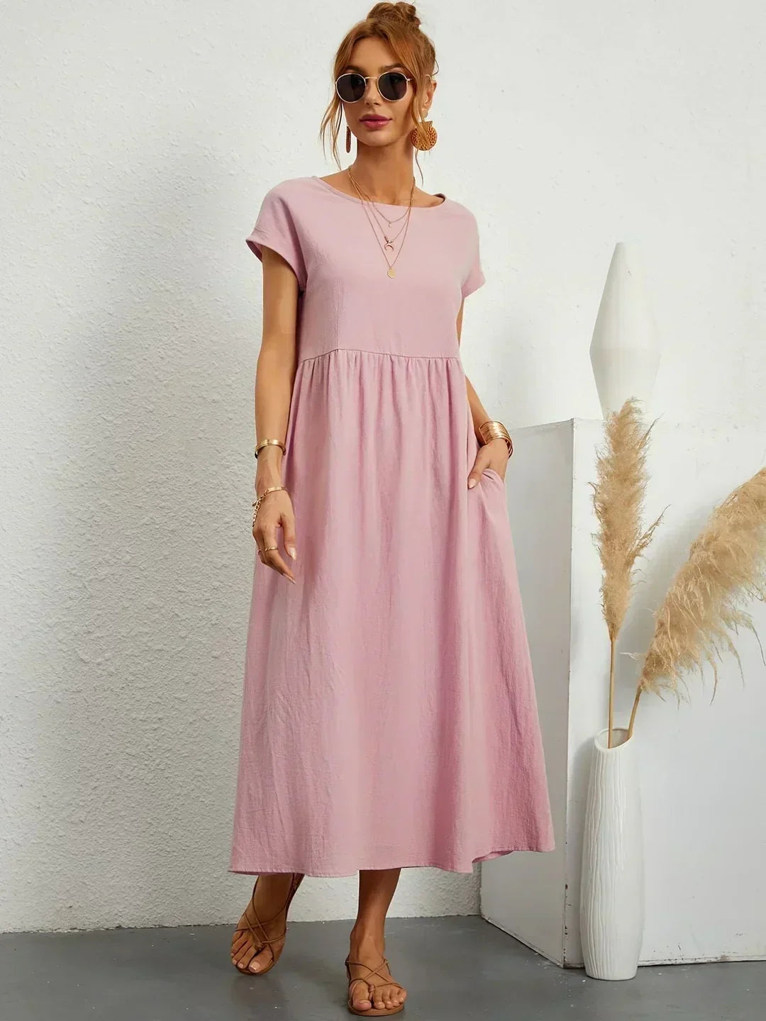 Petra - Women's Midi Relaxed Dress - photo 10