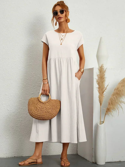 Petra - Women's Midi Relaxed Dress - photo 11