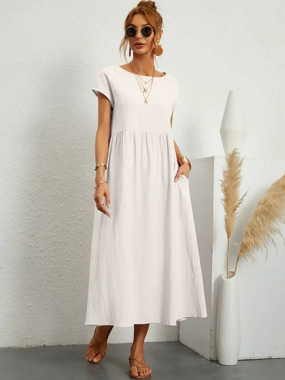 Petra - Women's Midi Relaxed Dress - photo 2