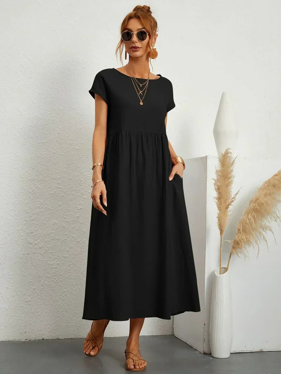 Petra - Women's Midi Relaxed Dress - photo 5