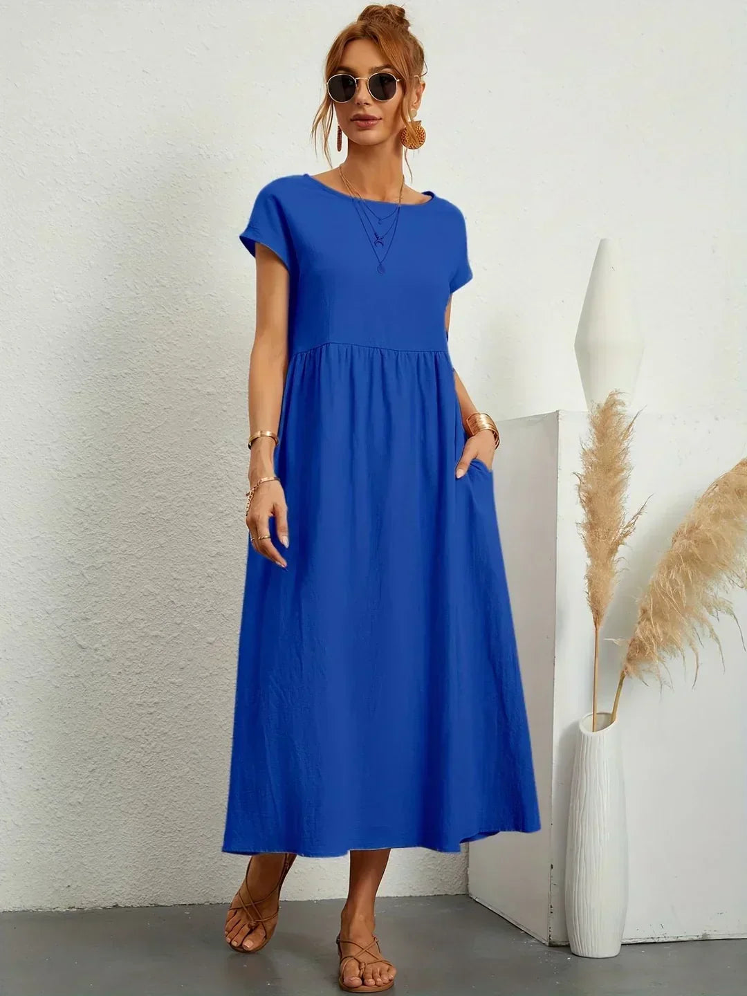 Petra - Women's Midi Relaxed Dress - photo 7