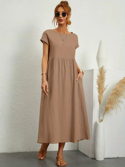 Petra - Women's Midi Relaxed Dress - photo 8