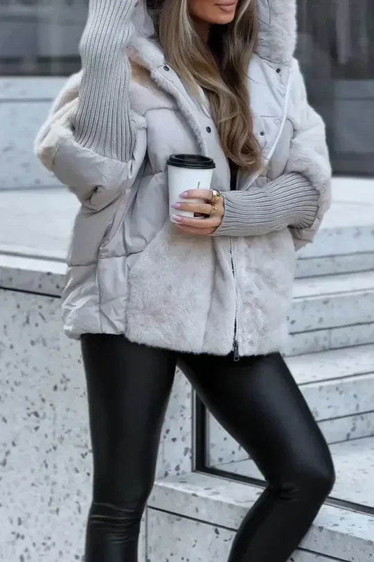 Tamsin - Women's Hooded Fur Winter Jacket - photo 11