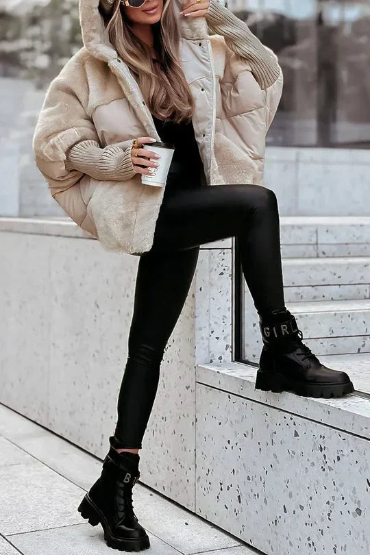 Tamsin - Women's Hooded Fur Winter Jacket - photo 6