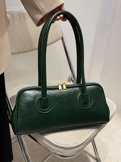 Kendra - Women's Faux Leather Shoulder Bag with Vintage Charm - photo 11