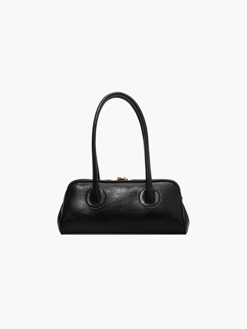 Kendra - Women's Faux Leather Shoulder Bag with Vintage Charm - photo 2