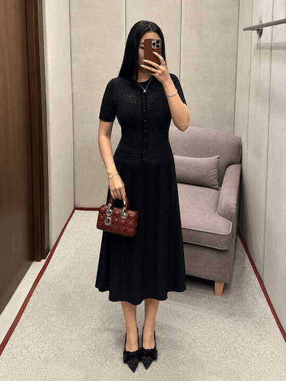 Hermine - Women's Midi Knit Dress - photo 2