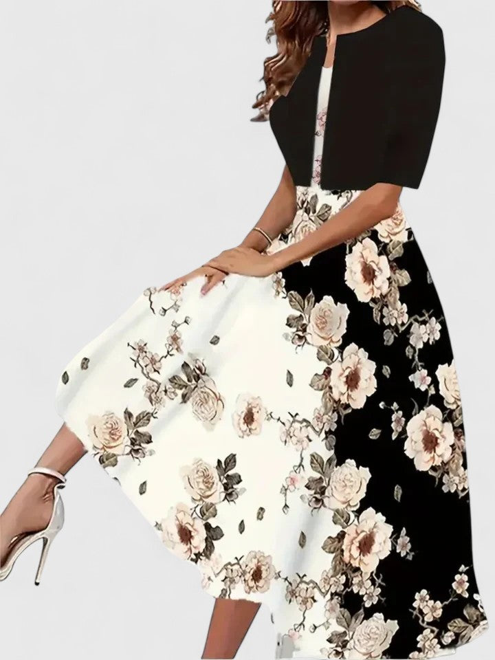 Delphine - Women's Floral Midi Dress - photo 4