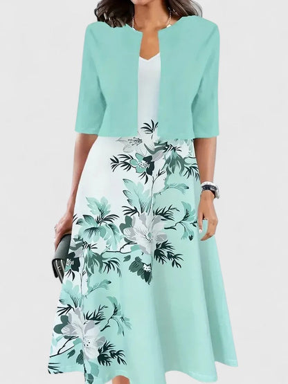Delphine - Women's Floral Midi Dress - photo 8