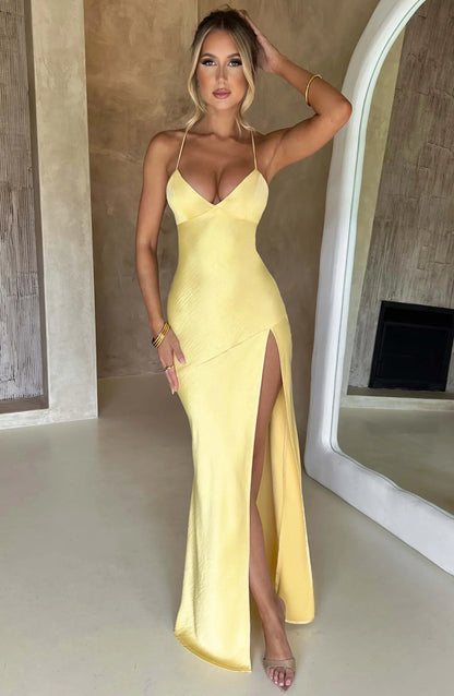Kirsten - Women's Satin Evening Dress - photo 4