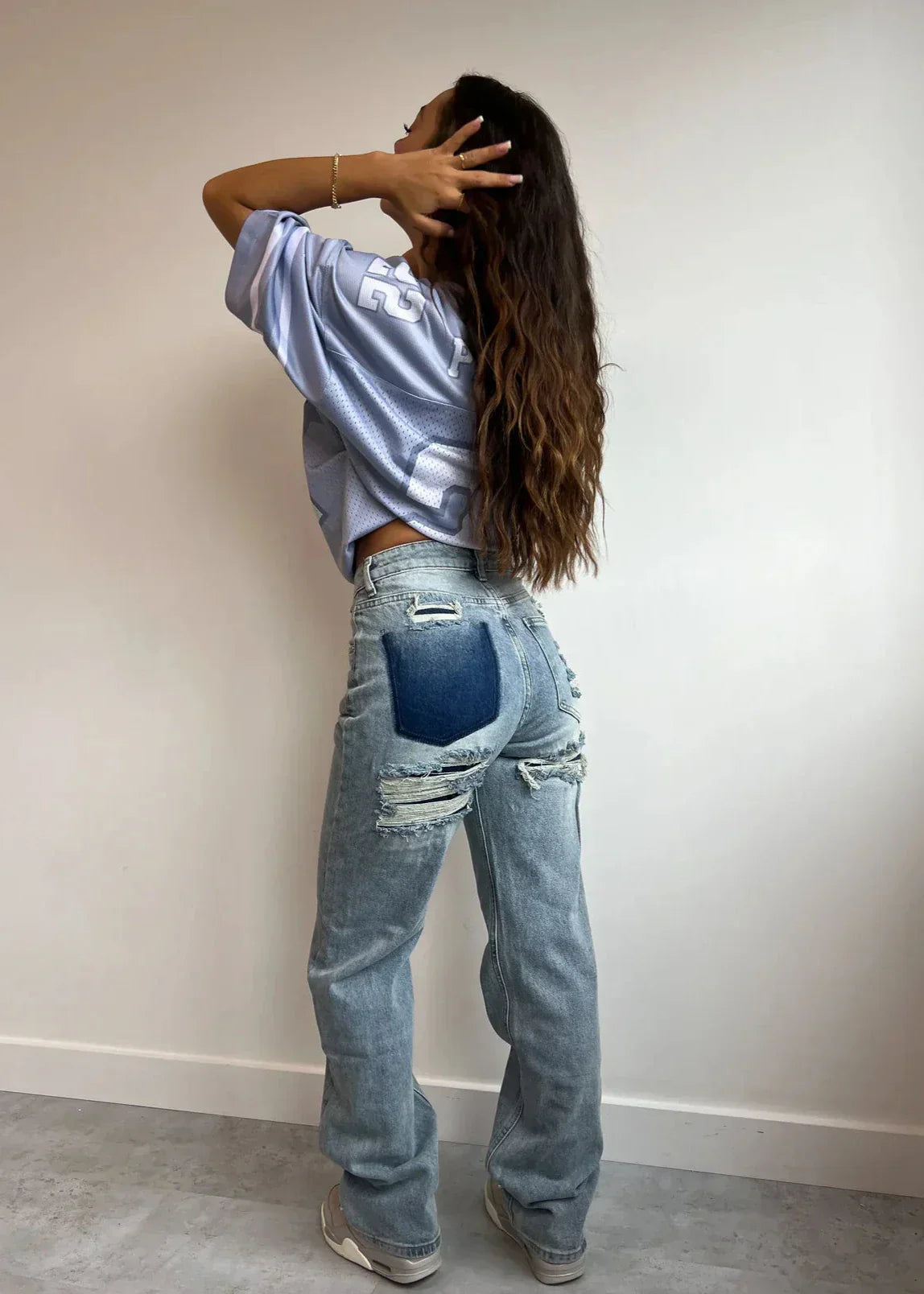 Janneke - Women's Wide Long Jeans - photo 1