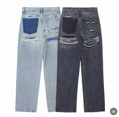 Janneke - Women's Wide Long Jeans - photo 11