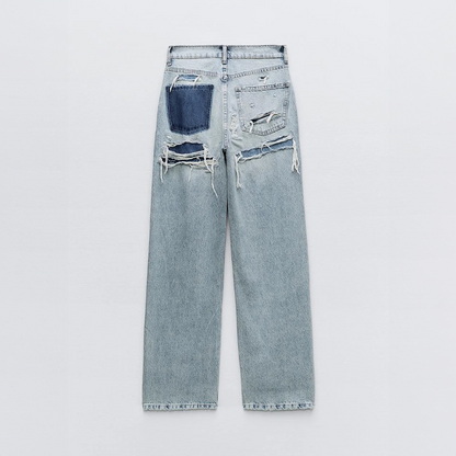 Janneke - Women's Wide Long Jeans - photo 3