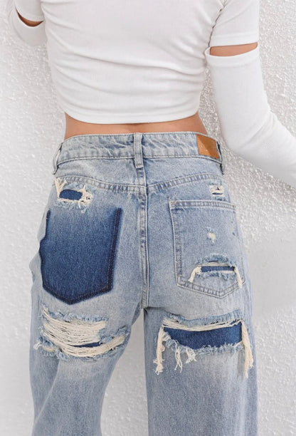 Janneke - Women's Wide Long Jeans - photo 4