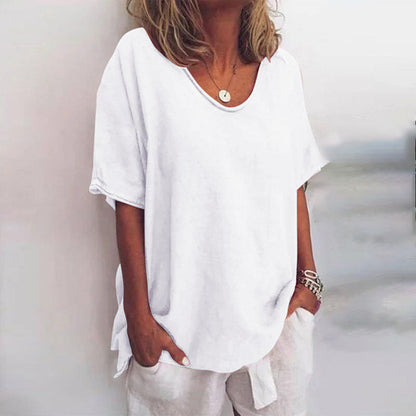 Linnea - Women's Cotton Relaxed Top