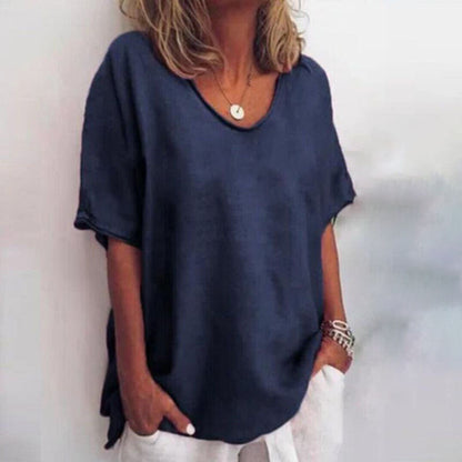 Linnea - Women's Cotton Relaxed Top