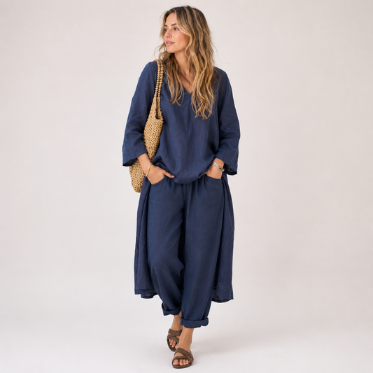 Petra - Women's Relaxed Wide-Leg Set - photo 1
