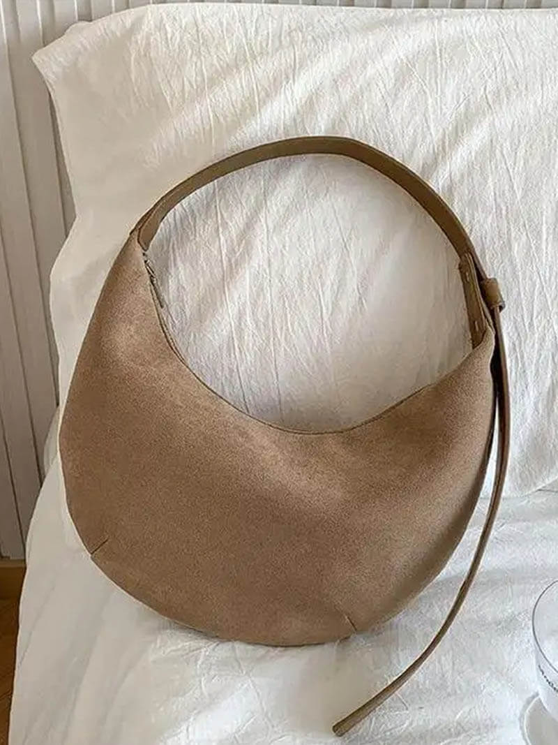 Wendy - Women's Halfmoon Faux Suede Bag - photo 10