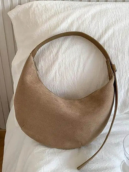 Wendy - Women's Halfmoon Faux Suede Bag - photo 10