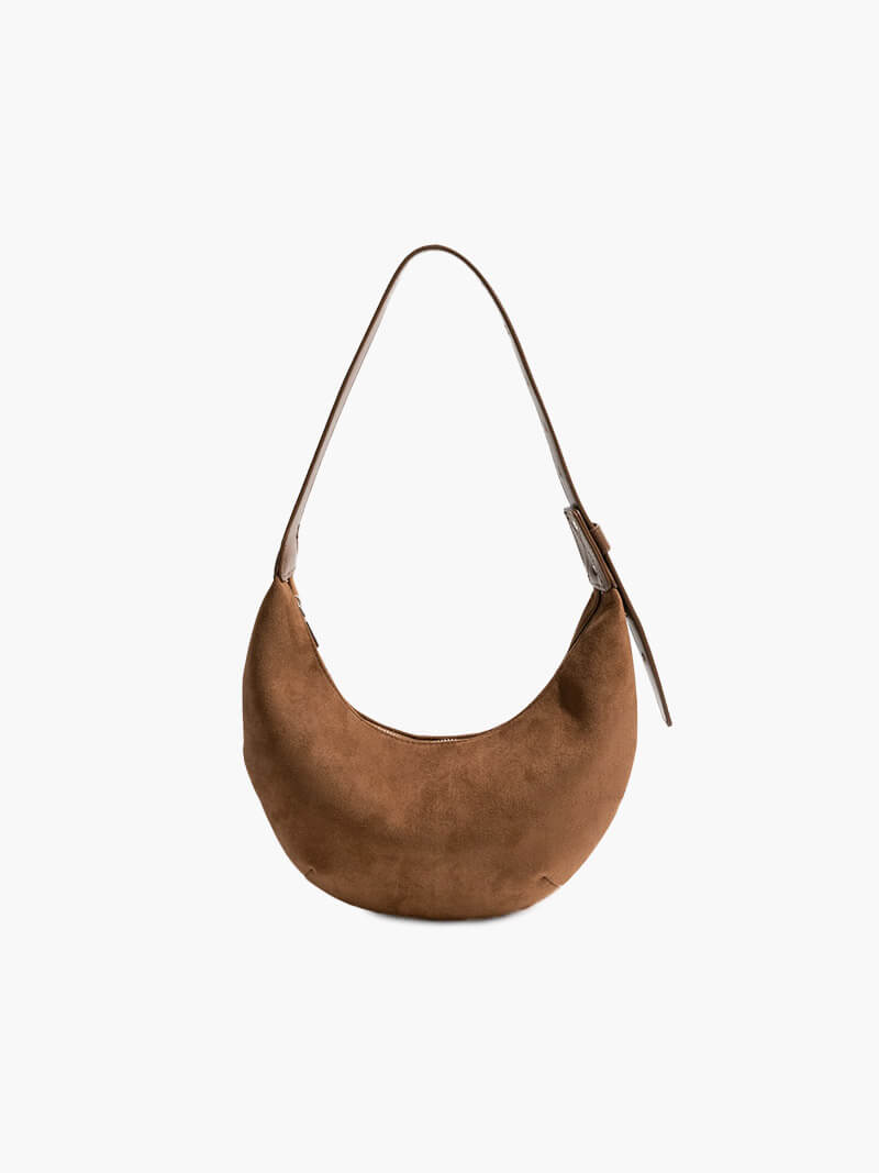 Wendy - Women's Halfmoon Faux Suede Bag - photo 2