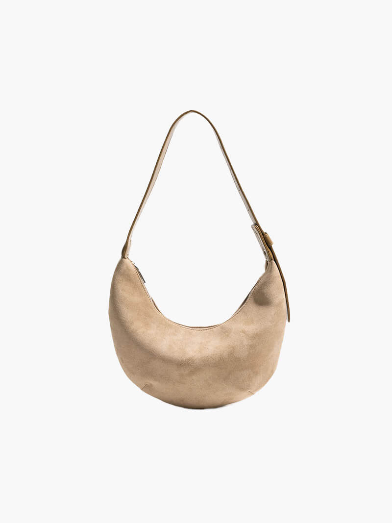 Wendy - Women's Halfmoon Faux Suede Bag - photo 7