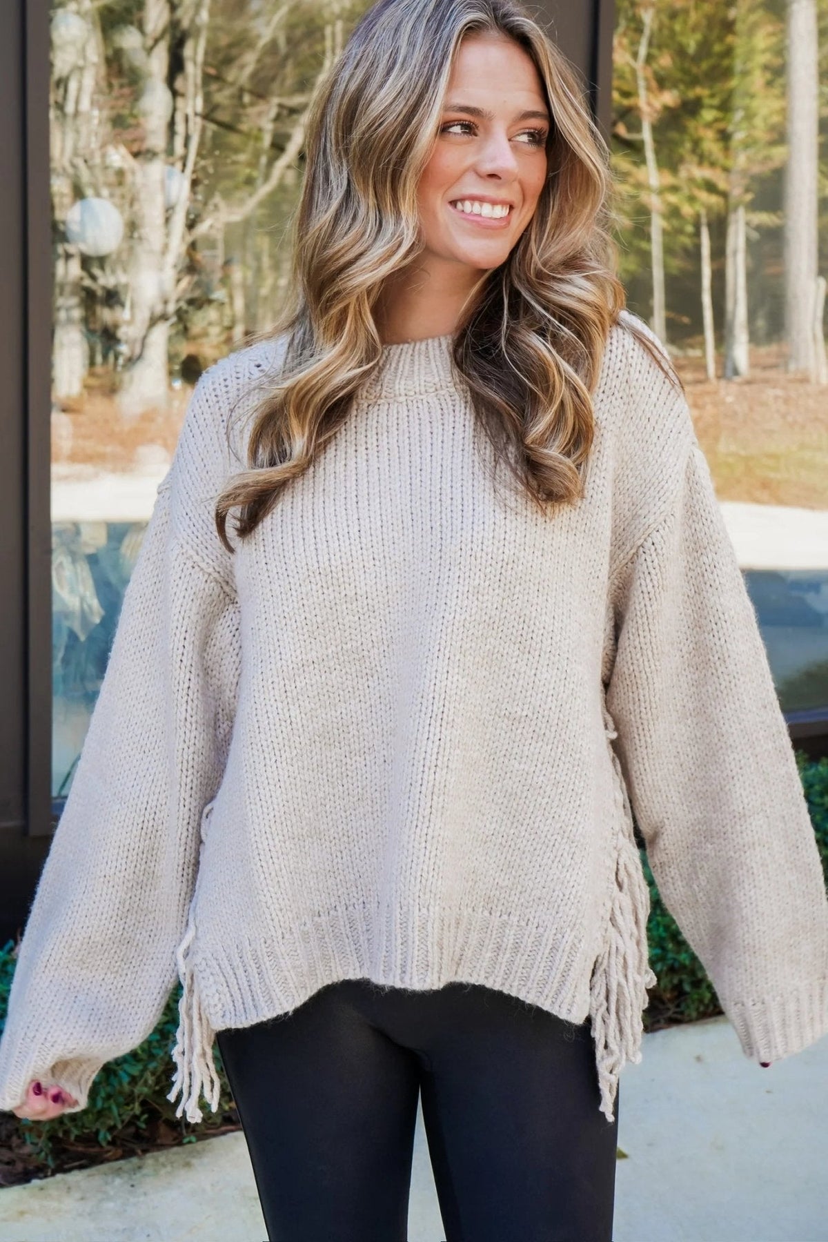 Beatrix - Women's Relaxed Knit Sweater - photo 1